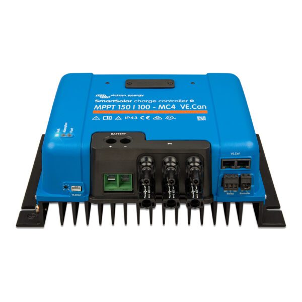 SmartSolar MPPT 150 100 MC4 VE.Can (front-angle)