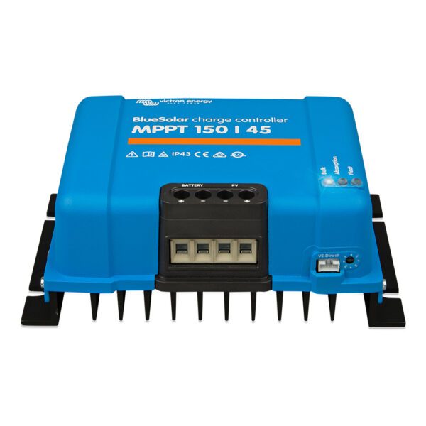 Victron Energy BlueSolar MPPT 150 45 (front-angle)