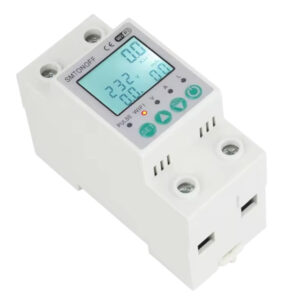 Smart single-phase 2‑pole 63 A WiFi energy meter with bi‑directional measurement, overload protection, scheduling & remote control via Tuya/Smart Life