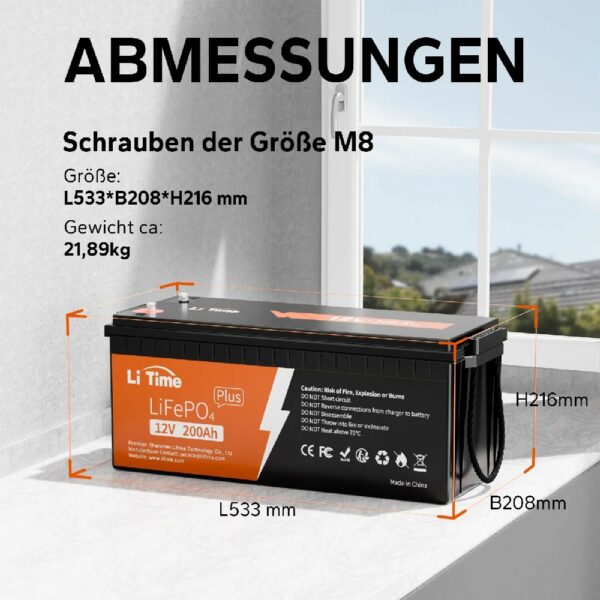 LiTime 12V 200Ah Plus